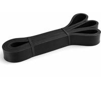 Bande de résistance Noire 25-65 LB / 12-30 kg FFITness | Largeur 2,2 cm | Bandes de Fitness de Haute qualité pour Pilates, Yoga, entraînement de Force, physiothérapie et réadaptation -