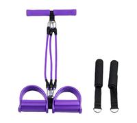 Bande de résistance Pedal Puller | Sangle de tirage à Trois Tubes,Bandes Fitness avec Poignées,pour Fitness, Pilates, entraînement, Force Physique, Salle Sportive à