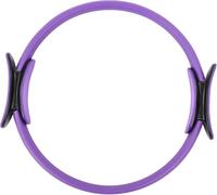 Bande de résistance Pilates de 38,1 cm, anneau de pilates à double poignée, anneau magique amincissant et tonifiant - resserre les cuisses, les abdominaux et les jambes, équipement d'entraînement de