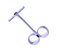 Bande de résistance pour exercices de fitness - 60 cm - En silicone ABS - 6 tubes - Pédale numérique - Multifonctionnel - Pour tonifier la taille, les abdominaux, les bras et les jambes