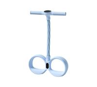 Bande de résistance pour extracteur de pédale - 6 tubes multifonctions pour débroussailleuse ventrale, corde de traction assise, ABS + silicone, 60 x 29 cm, compteur numérique 0 ~ 99 cal 0 ~ 60 min