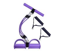 Bande de résistance pour extracteur de pédale, bande de résistance pour pédale avec poignée, élastique pour yoga à 3 tubes | TPE, mousse, bandes élastiques pour yoga, étirement, entraînement