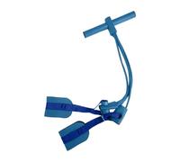Bande de résistance pour pédale avec poignée - 145 g - Équipement | Bandes d'exercice multifonctionnelles de résistance pour femme - 63 x 23 x 8 cm - Booster de force pour la maison
