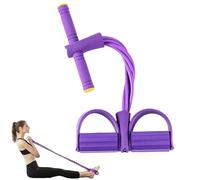 Bande de résistance pour pédale de pied à 6 tubes - Corde de tension multifonction améliorée 2026 - Outil d'entraînement complet du corps - Extenseur de force abdominale, tendeur de jambe élastique