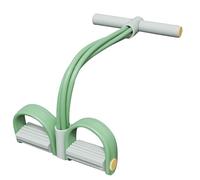 Bande de résistance pour pédale de pied, bande de résistance à 4 tubes | Corde de tension élastique pour entraînement complet du corps pour mère, petite amie, bras, jambes, abdominaux, dos