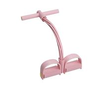 Bande de résistance pour pédale de pied - Corde de traction pour abdominaux à 6 tubes - Bandes élastiques avec poignées pour hôtel, résidence, maison, salle de sport ou studio de yoga