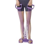 Bande de résistance pour pédale de pied - Sangle de résistance portable pour Pilates, aide à l'exercice physique | Huit cordons de résistance élastiques avec construction en latex renforcé, améliore