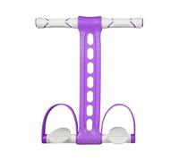 Bande de résistance pour pédale de pied - Sangle élastique en latex ABS, poignées en métal, design extensible de 2 mètres | Yoga complet à la maison, exercices d'étirement, jambes, bras, abdominaux