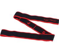 Bande de résistance pour yoga danse latine ceinture élastique stretching fitness - ceinture d'exercice (rouge)