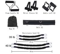 Bande De Résistance Professionnelle, Entraînement De Boxe Muay, Ensemble De Sangles D'étirement, Exercices De Gymnastique, Ceinture D'entraînement À La Taille