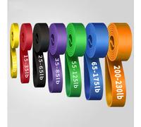 Bande de résistance robuste, ceinture élastique en Latex, aide à la traction pour l'entraînement Pilates, Fitness, exercice corporel en forme de gymnastique à domicile green-55-125LB