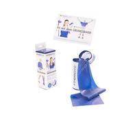 Thera-Band Elastique de gymnastique 2,5 m Avec pochette zippée Bleu