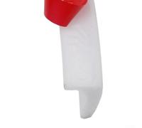 Bande de rétention d'eau avec construction en silicone pour salle de bain, convient pour seuils de douche et douches sans courbure Blanc 300 cm