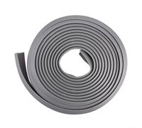 Bande de rétention d'eau de douche sans courbes, design flexible pour bloquer le débit d'eau dans différents espaces (Gris-400 cm)