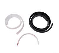 Bande de rétention d'eau en silicone pour douche - Solution pratique pour la séparation humide et sèche - Gris - 50 cm