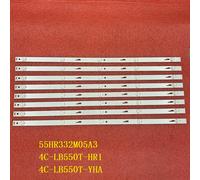 Bande de rétro-éclairage LED 8 pièces/ensemble, pour 55L2600C 55L26CMC 55U3600C 55D1600 D55E161 V0 V1 YHA Nipseyteko