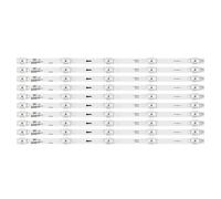 Bande de rétro-éclairage "" Nipseyteko"" LED 3V, 5 lampes pour Akai Aktv 55 pouces, AKTV5534 JS-D-JP55EU-051EC (70317) E55EU/EP1000 MCPCB 490.0 15.0 1.0T Nipseyteko