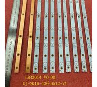 Bande de rétroéclairage 12LED, 20 pièces/lot, pour 43PUS6551 43PUS6401 LB43014 V0_00 43PUS6501 43PUS6101 43PUS6201 43PUH6101, Nipseyteko