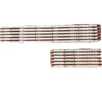 Bande de rétroéclairage à LED, fonctionnalité variable, matériau en cuivre durable, ensemble complet de 12 pièces