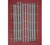 Bande de rétroéclairage LED 10 pièces/ensemble, pour LG 42LA620S LC420DUE(SF)(U1) Nipseyteko
