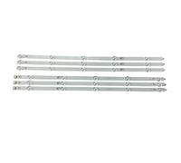 Bande de rétroéclairage LED 10 pour téléviseur Haier 50 pouces, compatible avec les modèles JVC LT-50MCS780, LT-50KB608, LED50D10A, ZC62AG, 03D et 30350010003D