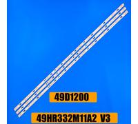 Bande de rétroéclairage LED 11 Lampe 49D1200 49HR332M11A2 V3 Pour Thomson T49FSL6010 LE03RB2R0-DK HR-78803-02964 4C-LB490T-HR9 LVF490CSDX ""Nipseyteko®
