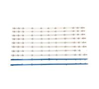 Bande de rétroéclairage LED 11LED, for Vestel 32 pouces Toshiba 32W1753DG 32, NDV, Panasonic TX-32E302B SVV315A38 SVV315A39 17DLB32NER1(2 PCS For 1 TV)