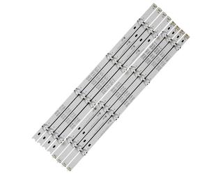 Bande de rétroéclairage LED, 16 pièces (2 TV), Compatible for LG TV 49 Pouces, 6916L-2705A 6916L-2706A 6916L-2707A 6916L-2708 49LJ58300W 49UH603V 49UH620V (Color : 1TV(8pcs))