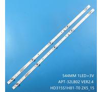 Bande de rétroéclairage LED 5 lampes pour 32 pouces 32L5069 jhd315v1h-lb81 hz32e35ad HD315S1H81-T0 2X5 _ 15 APT-32LB02 VER2.4 ""Nipseyteko