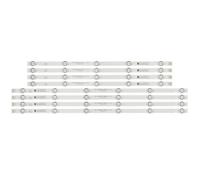 Bande de rétroéclairage LED - OEM - LG 55UJ6200 - 8 pièces - 3V - Longueur 557mm et 467mm