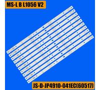 Bande de rétroéclairage LED pour AKAI MS-L B L1056 V2 R72-49D04-001 AKAI CTV5035 49AX3000 JS-D-JP4910-041EC(60517) E49DU1000 DU49-1000 ""Nipseyteko®