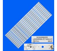 Bande de rétroéclairage LED Pour LT-50M645 LE50U5l'autorisation DVB-75003 LE50U6500TF 50UX10S 50LFN59C LED50D6-01 RB-50D5FT2C (A) LED50D6-ZC14-01(A) ""Nipseyteko®