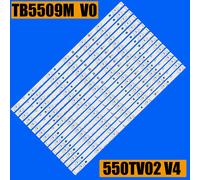 Bande de rétroéclairage LED pour TH-55DX650M TX-55DS500B TX-55DS500E TB5509M V1 cape TV02 V4 L5EDDYY00872 BX-55S10E02-2BBH2-0-Q-49R-1552 ""Nipseyteko®