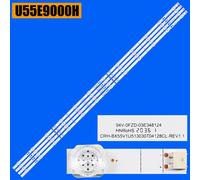 Bande de rétroéclairage LED pour U55E9000H H55BE7200 H55BE7400 H55BE7000UK H55BE7000Canon HD550V1U51-T0L4 T0L2B1 CRH-BX55V1U513030T04128CL-R ""Nipseyteko®