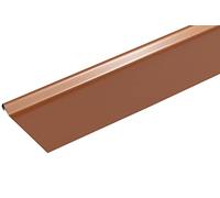 Bande de rive astragale ALUMINIUM MIEL - 2M - Dimension du profilé 166 mm