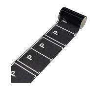 Bande de route sans résidu bâtiment créatif certainement voici le titre du produit pour la vente aux enchères route piste noire voiture maison de poupée décoration miniature autocollant autocollant A