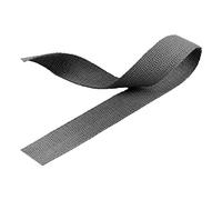 Bande de Sangle en Coton Ester | Multicolore, tailles 20/25/38/50 mm, utilisation : sangles de sac, bricolage, projets extérieurs.(Grey,25 mm)