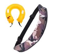 Bande de sauvetage de taille - Kit de harnais de flottabilité compact | Réflecteur gonflable - Gilet de sécurité pour standup rafting surf canoë drifting rivière voyage adulte homme d'urgence