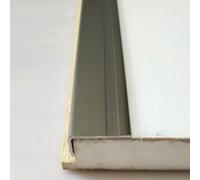 Bande de séparation pour sol, Protecteur de bord en aluminium en forme de L for seuil d'escalier, carrelage de sol, multicolore, plusieurs tailles(Champagne,WXH:25x10mm)