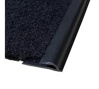 Bande de seuil autocollante extra longue pour moquette - Barre de transition de sol découpable pour portes, solution de joint de bois noir à moquette, durable et facile à installer