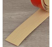 Bande de seuil autocollante flexible de 5,1 cm, bande de transition en vinyle amortisseur de bruit pour revêtement de joint, revêtement de sol plat (érable, 5 m)