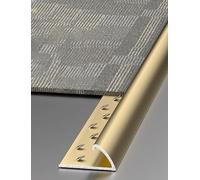 Bande de seuil de porte, bordure de moquette découpable, fixation de moquette, protection antidérapante for bordure de moquette, for l'extérieur et l'intérieur(Gold,270cm/106in)