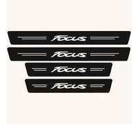 Bande De Seuil De Porte De Voiture en Fibre De Carbone 4 Pièces pour Ford Focus 1 2 3 4 Mk1 Mk2 Mk3 Mk4 Autocollants De Protection De Seuil Anti-Rayures Intérieur Facile À Installer