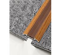 Bande de seuil de porte, garniture de transition for seuil de sol avec vis, bande de séparation plate for seuil intérieur, moquette et carrelage(Color5,150cm/59in)