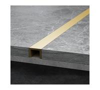 Bande de seuil de transition, Bande de transition en laiton massif robuste 5-20 mm for espace stratifié-carrelage-bois facile à nettoyer(15mm)