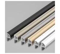 Bande de seuil de transition de sol en aluminium, comble l'écart de hauteur entre la porte, le seuil, la transition entre le carrelage et les planches stratifiées(Grey,10mm/0.39in)