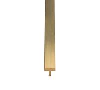 Bande de seuil de transition, Tapis en laiton massif d'équilibre de bord plancher au classeur couture transition vinyle for des planchers bois(Wide-6mm (0.24"))