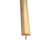 Bande de seuil de transition, Tapis en laiton massif d'équilibre de bord plancher au classeur couture transition vinyle for des planchers bois(Wide-8mm (0.31"))
