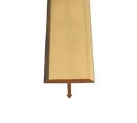 Bande de seuil de transition, Tapis en laiton massif d'équilibre de bord plancher au classeur couture transition vinyle for des planchers bois(Wide-19mm (0.75"))