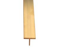 Bande de seuil en T - Barre de garniture de bord de moquette en laiton massif vinyle bois, couvre-joint de sol, bande de connexion pour porte et séparateur